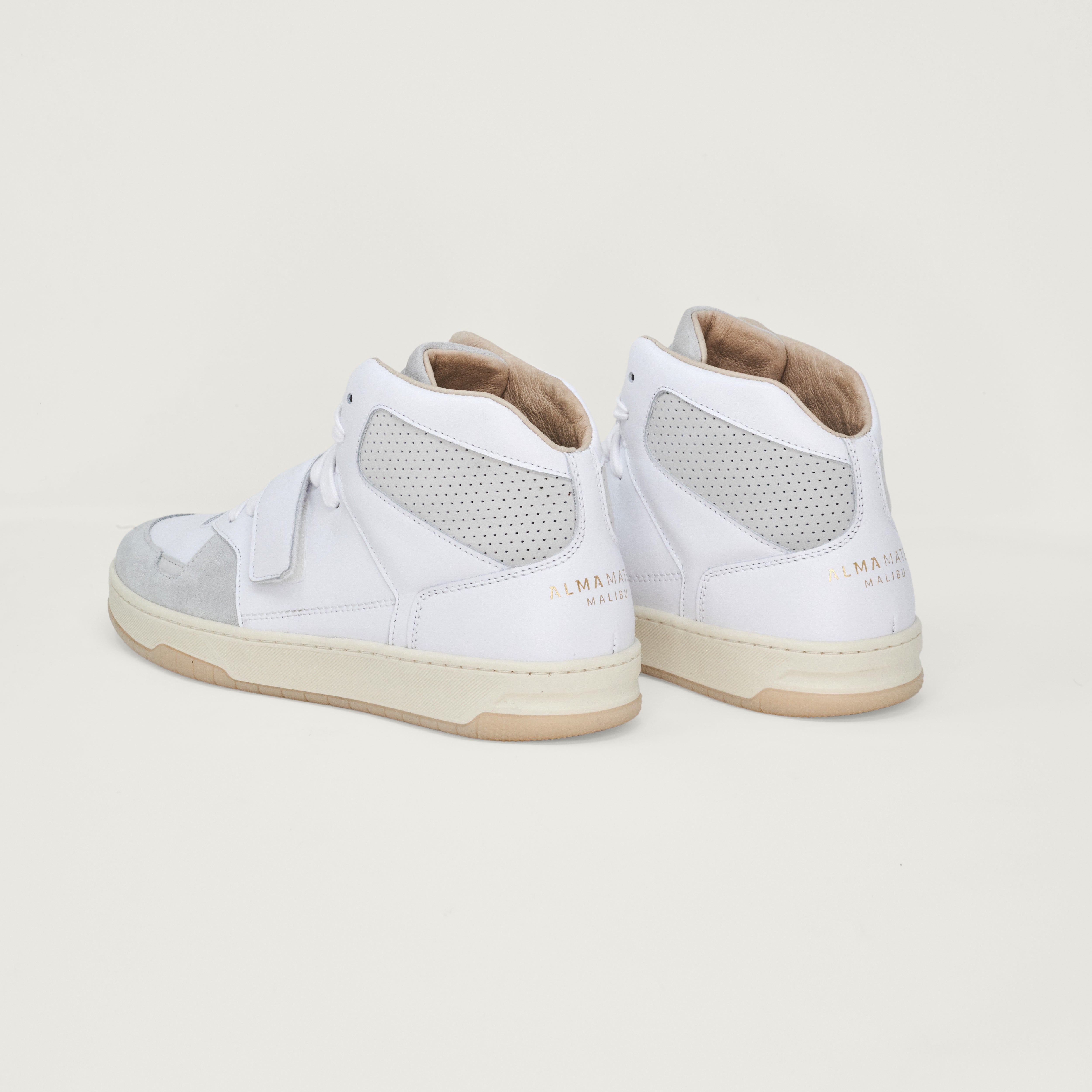 SOMA MID - White Leather Natural