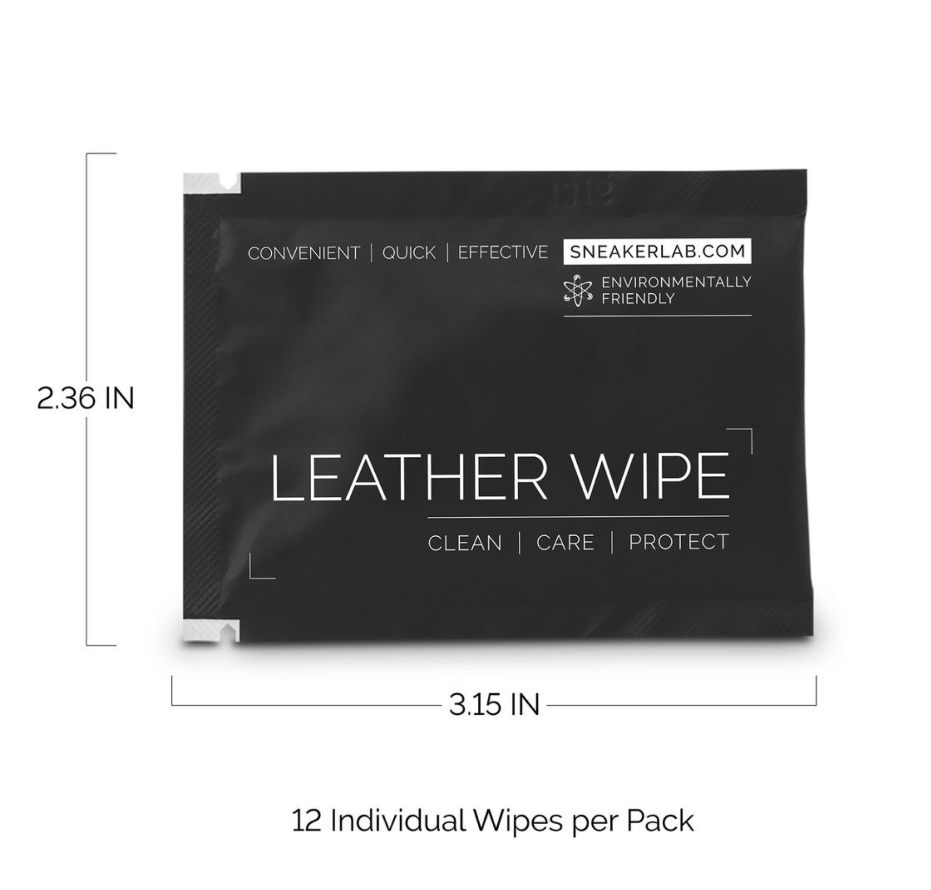 SNEAKER LAB LEATHER WIPES - 12 PACK